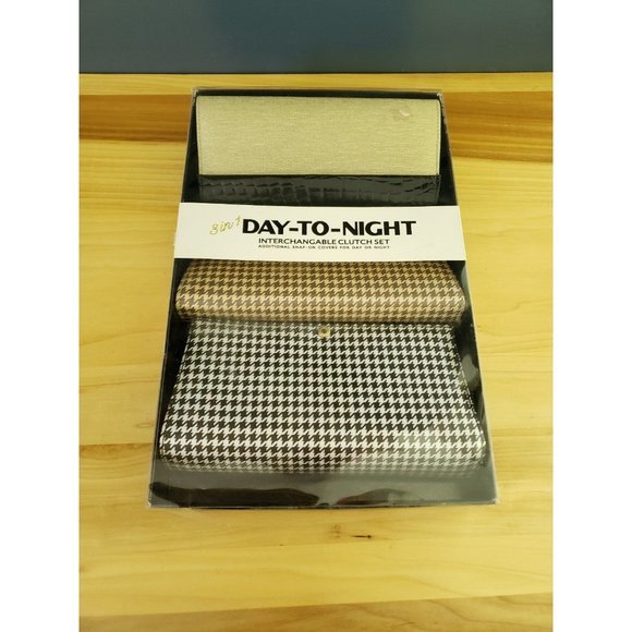New in Box Day‎ to Night Interchangeable Clutch Set - Picture 1 of 6